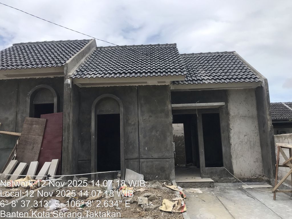 foto tampak rumah tipe Subsidi Seruni perumahan Sepang Mountain Residence 2 Seruni