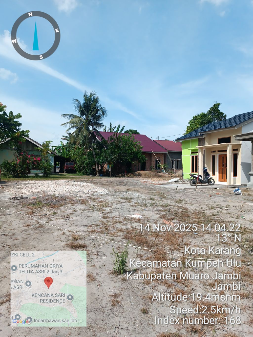 foto posisi tengah perumahan DEFAMA RESIDENCE