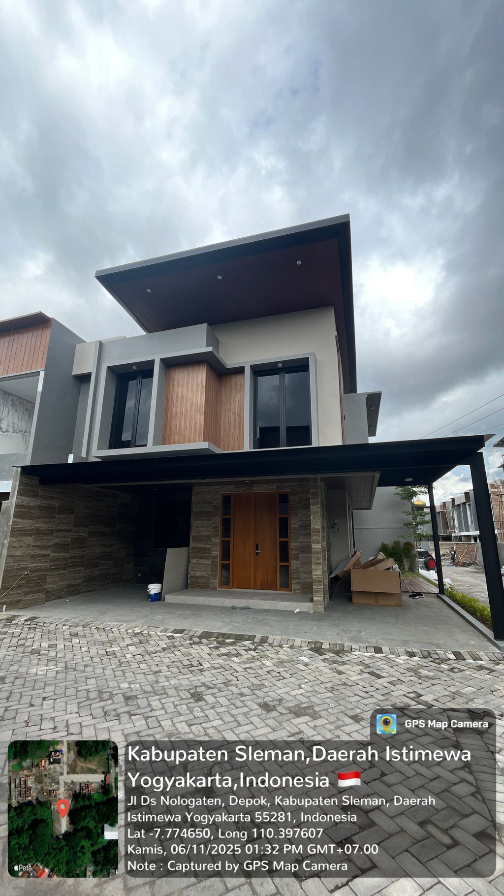 foto tampak rumah tipe 134 perumahan The Anvaya Residence