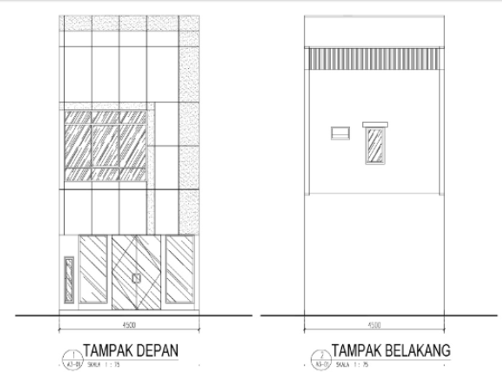 foto tampak rumah tipe STANDAR D' perumahan RUKO BATAVIA ARCADE