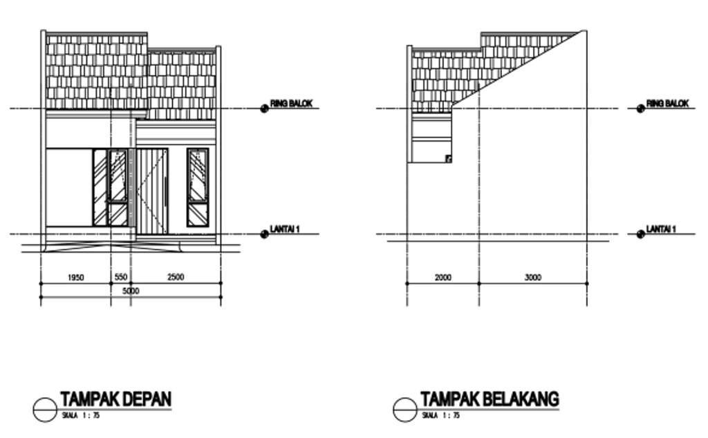 foto tampak rumah tipe Crested perumahan PURI JAYA 22
