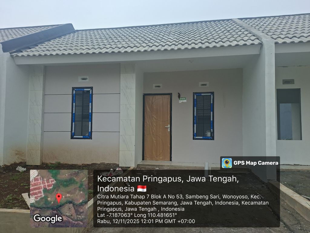 foto tampak rumah tipe nordic perumahan Berlian Cluster