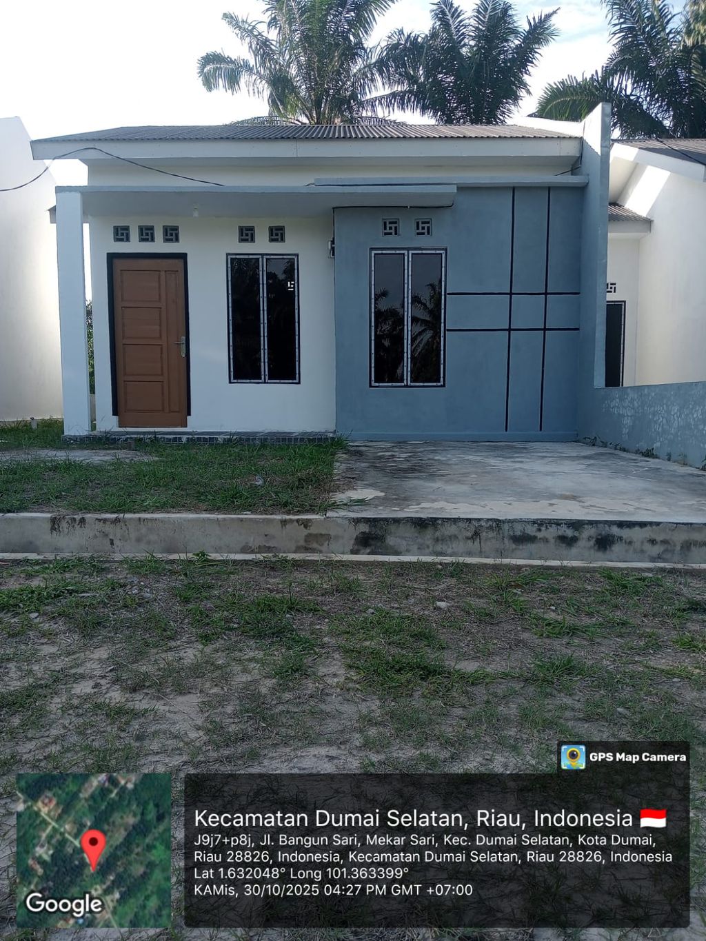 foto tampak rumah tipe 36/104 perumahan PERMATA INDAH