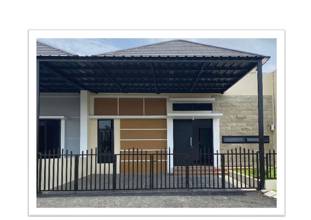 foto tampak rumah tipe ATHENA perumahan GRAND SEDATI REGENCY