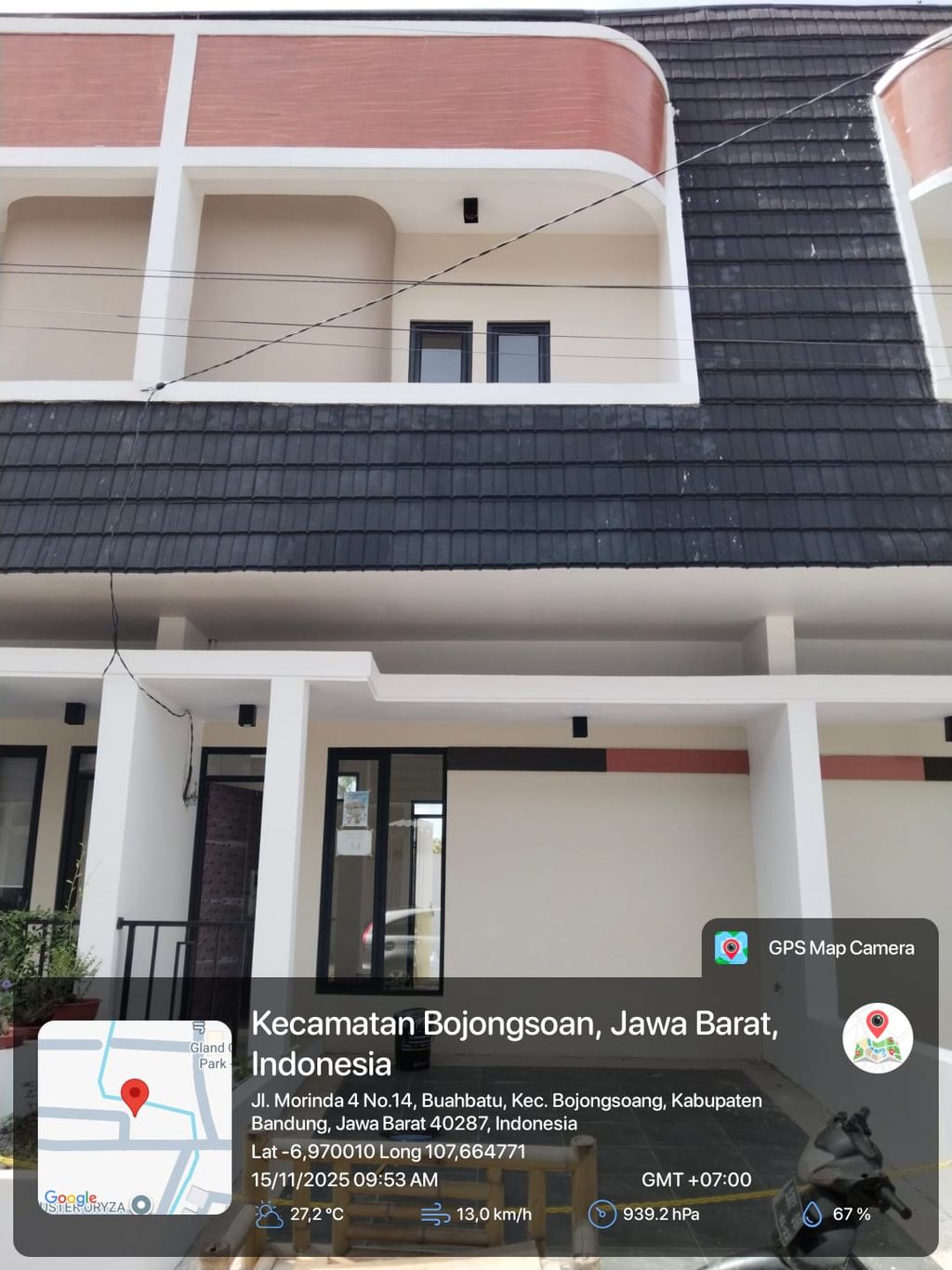 foto tampak rumah tipe 54 Compact 3 Kamar HC (630) perumahan G-Land Ciwastra Park 2