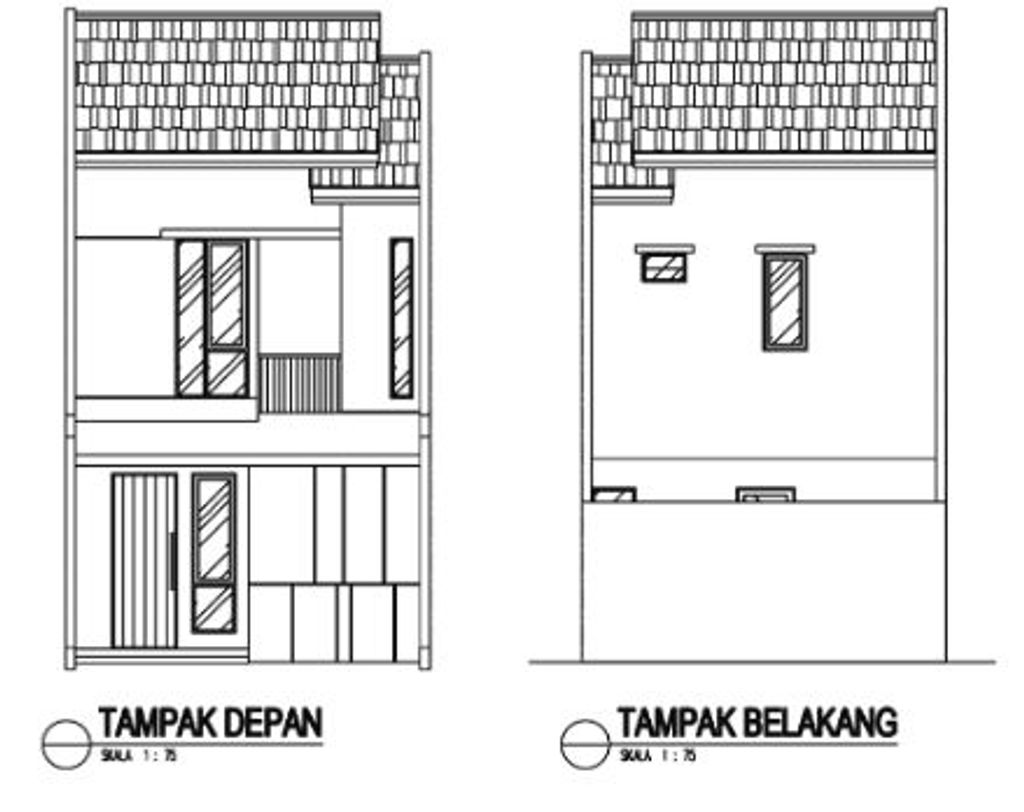 foto tampak rumah tipe Corniche Standar perumahan PURI JAYA 26