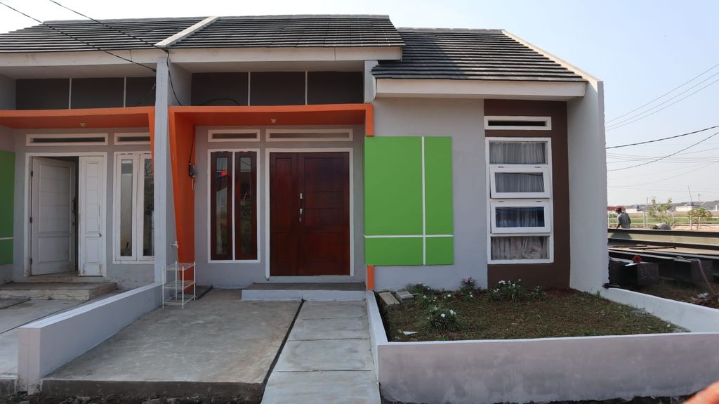 foto tampak rumah tipe Topaz perumahan GRIYA FAMILY 4 TAHAP 7