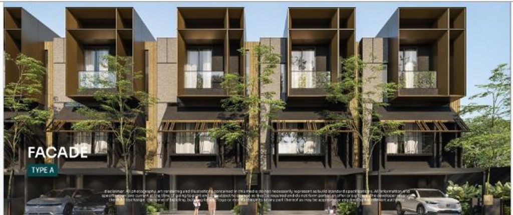 foto tampak rumah tipe 94/155 perumahan TERRARUMA BINTARO