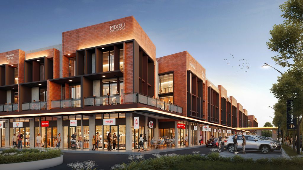 foto tampak rumah tipe EASTON 116 perumahan METLAND CIKARANG