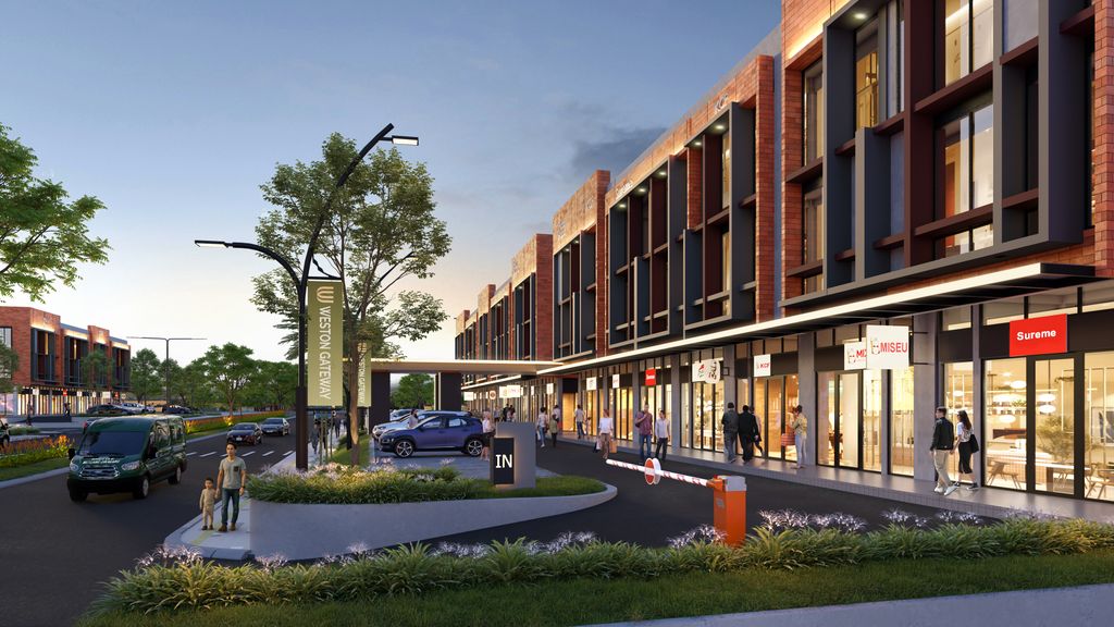 foto tampak rumah tipe WESTON 100 perumahan METLAND CIKARANG