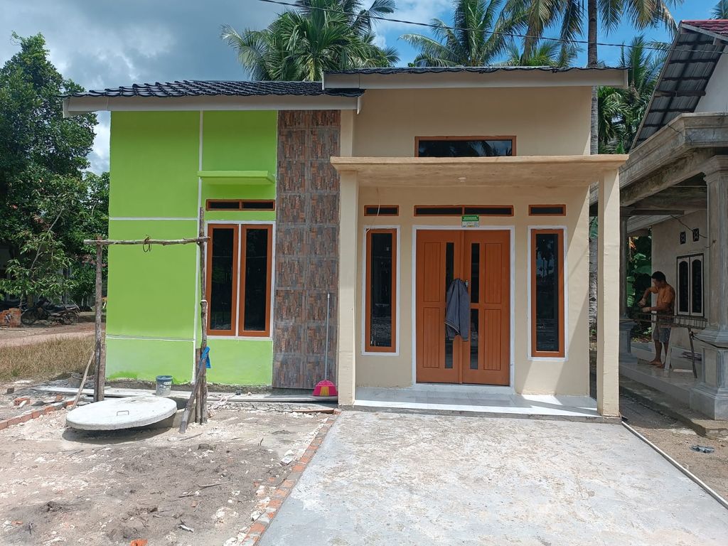 foto tampak rumah tipe 36/101 perumahan DEFAMA RESIDENCE