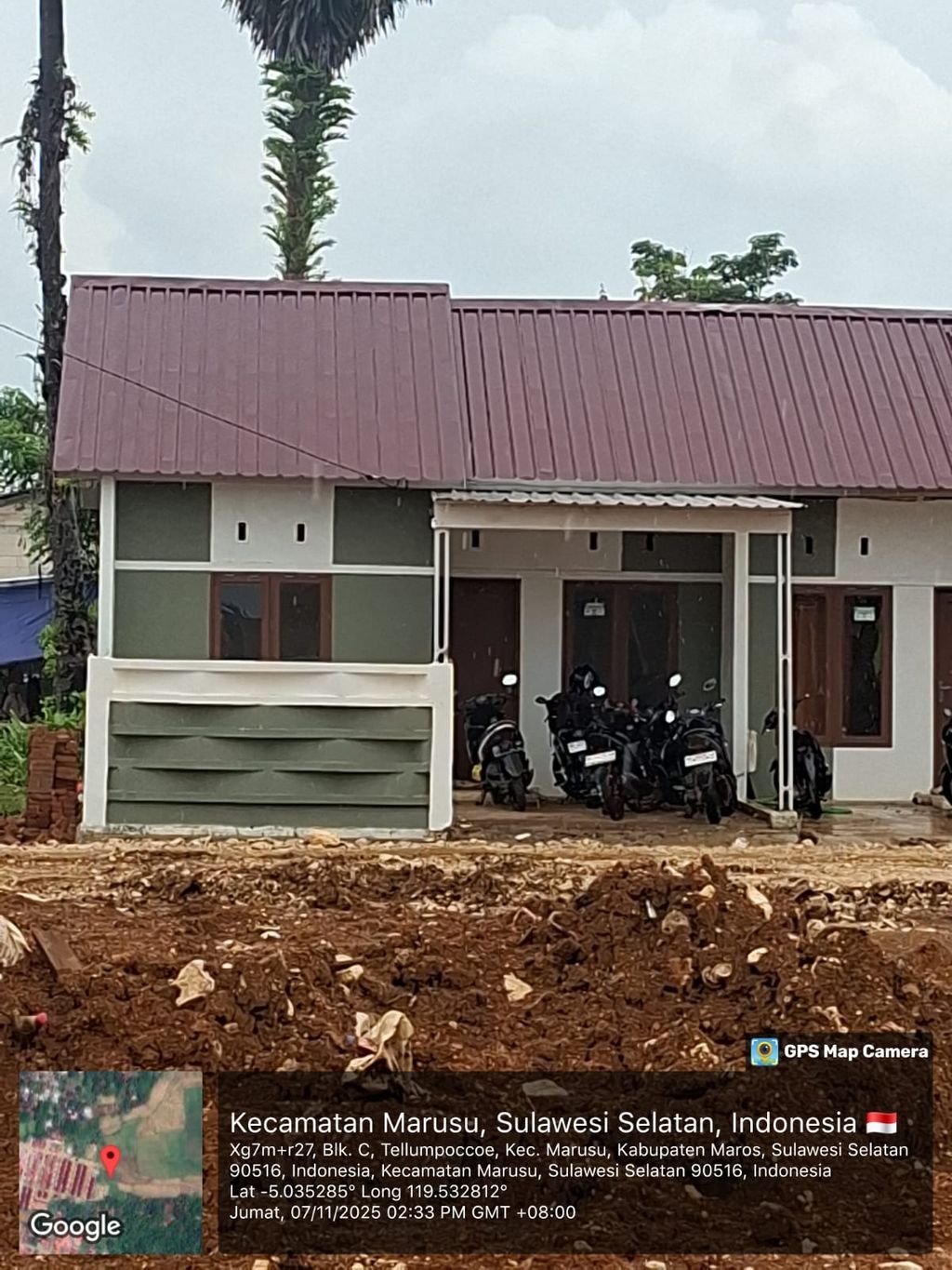 foto tampak rumah tipe 30/72 perumahan RACHITA ESTATE TAHAP 4
