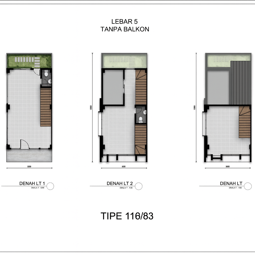 foto denah rumah tipe EASTON 116 perumahan METLAND CIKARANG