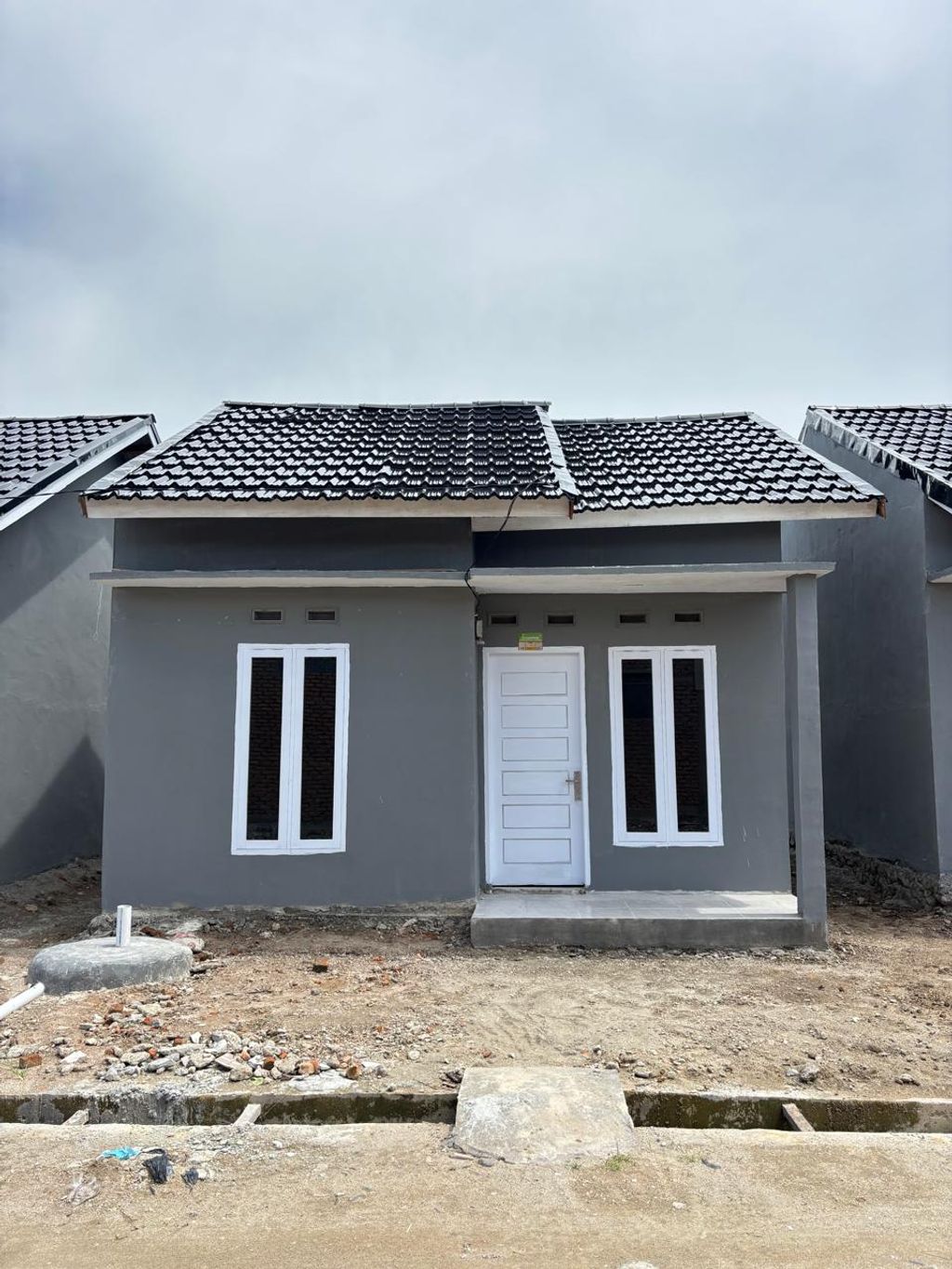 foto tampak rumah tipe SUBSIDI perumahan PERUMAHAN GREEN HOUSE