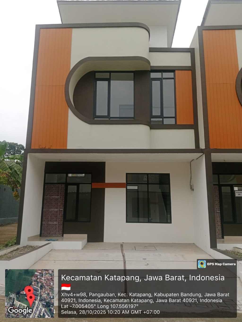 foto tampak rumah tipe 60 Compact 3 Kamar HC (574) perumahan G-Land Katapang Residence 1