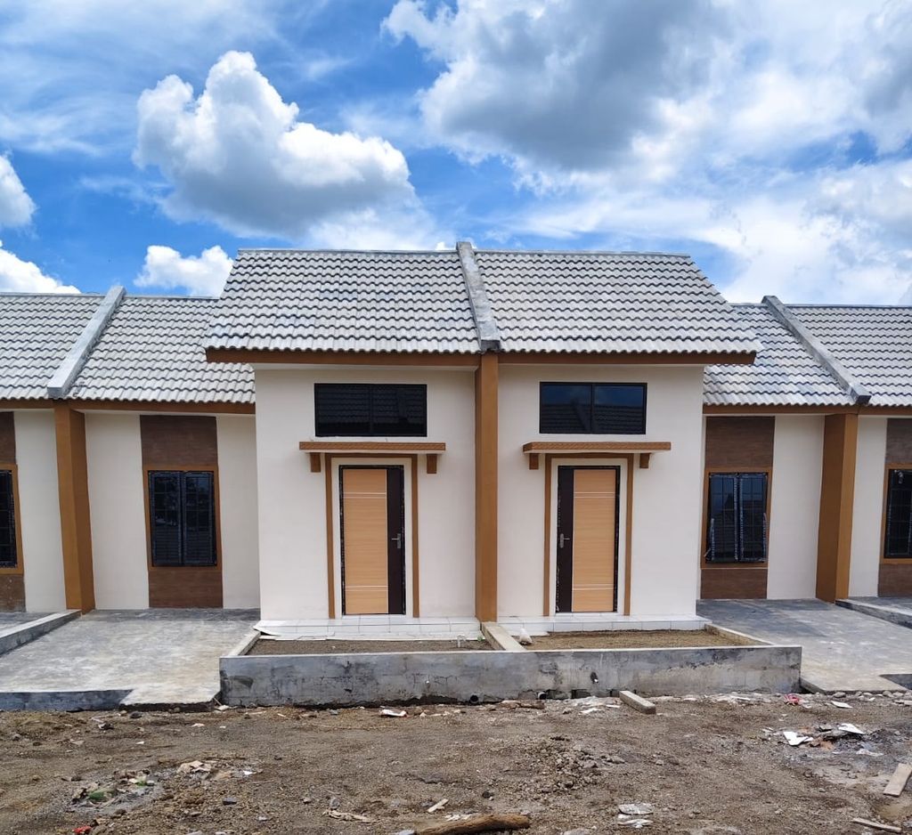 foto tampak rumah tipe 30/60 perumahan RINJANI VILLAGE