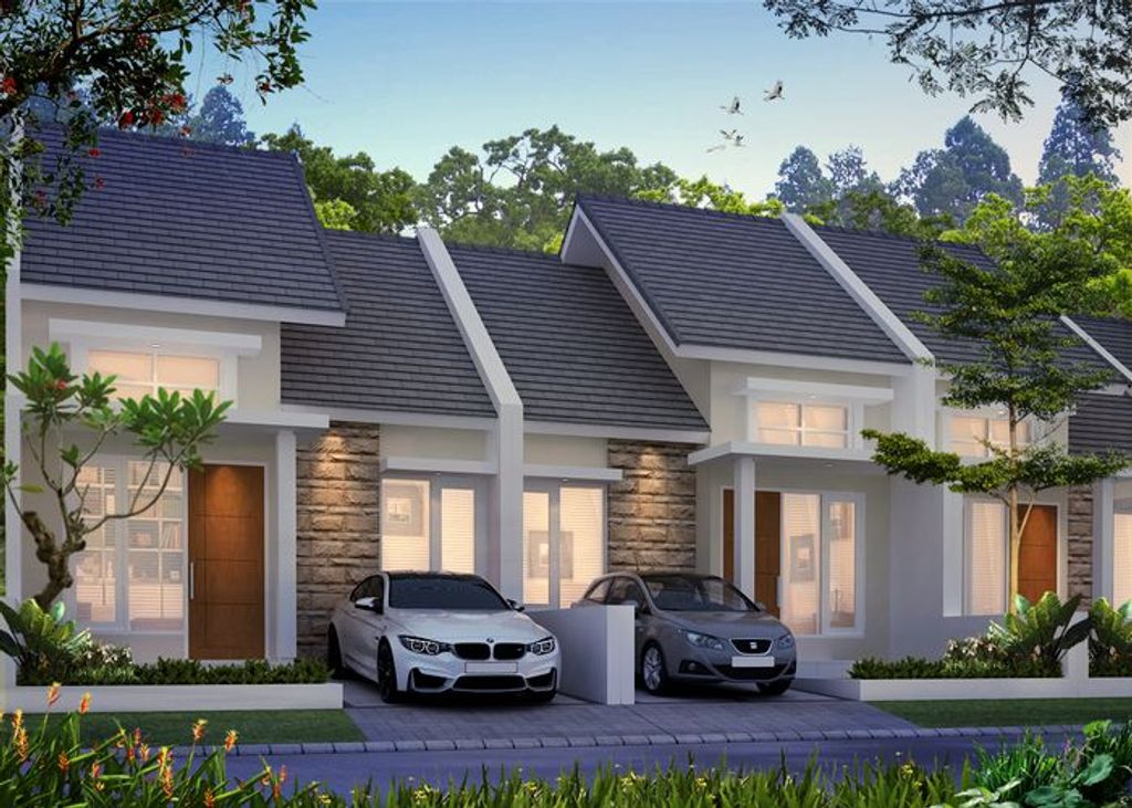foto tampak rumah tipe 30/60 (2025) perumahan MRANGGEN VIEW