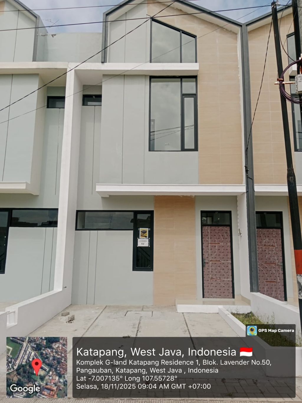 foto tampak rumah tipe 50 Compact (3 Kamar) High Ceiling (410) perumahan G-Land Ciwastra Park 2