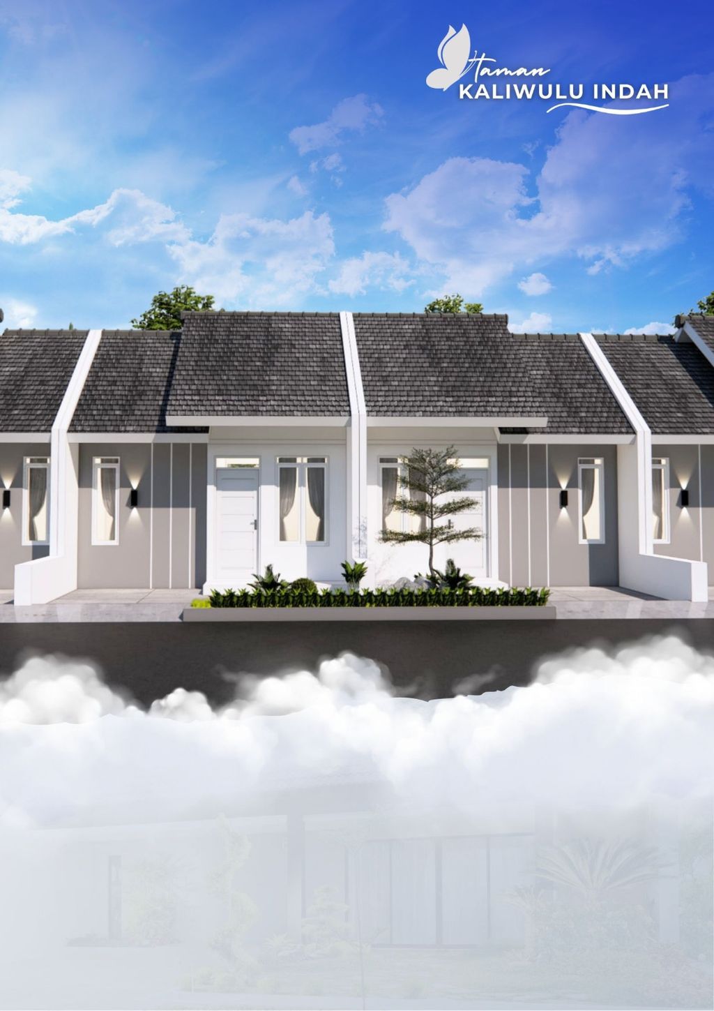 foto tampak rumah tipe Subsidi perumahan TAMAN KALIWULU INDAH Blok.i