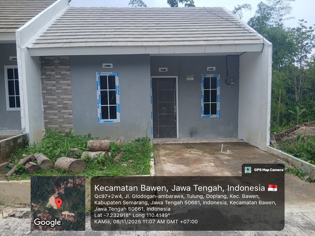 foto tampak rumah tipe 30 perumahan PILAR DOPLANG INDAH 2