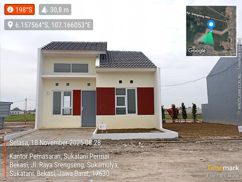 foto contoh rumah perumahan SUKATANI PERMAI