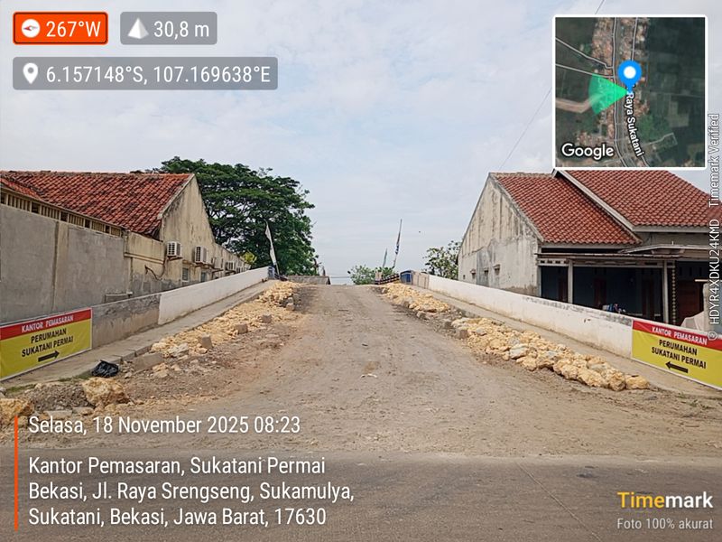 foto gerbang perumahan SUKATANI PERMAI