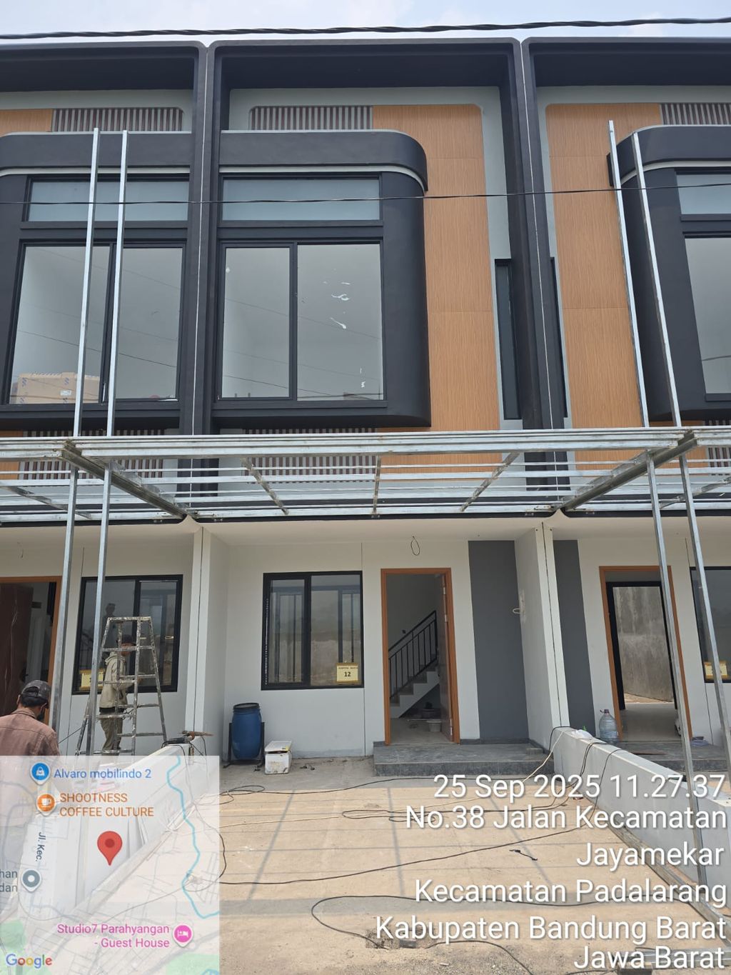 foto tampak rumah tipe 45 Compact Minimalis HC (528) perumahan Cluster Everton