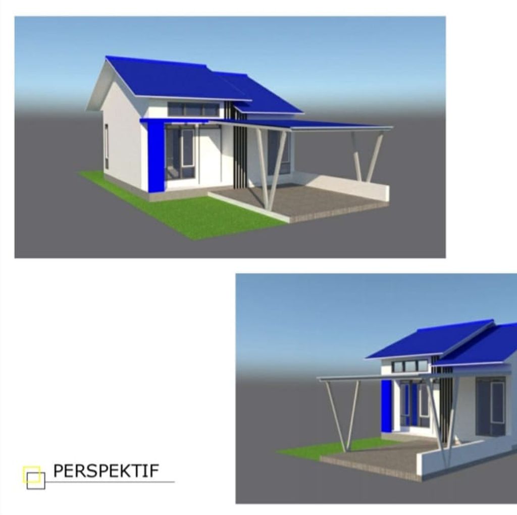 foto tampak rumah tipe RUMAH perumahan JINGGALAND KALUKUBULA TAHAP 8