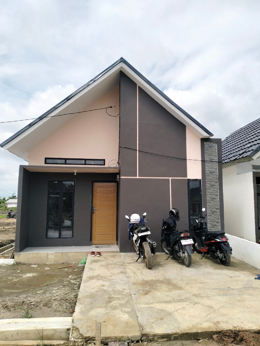 foto tampak rumah tipe 36 perumahan PURNAMA REGENCY 8