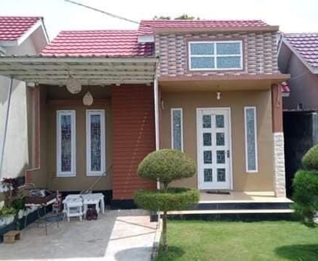 foto tampak rumah tipe 48 perumahan Griya Permata Asri