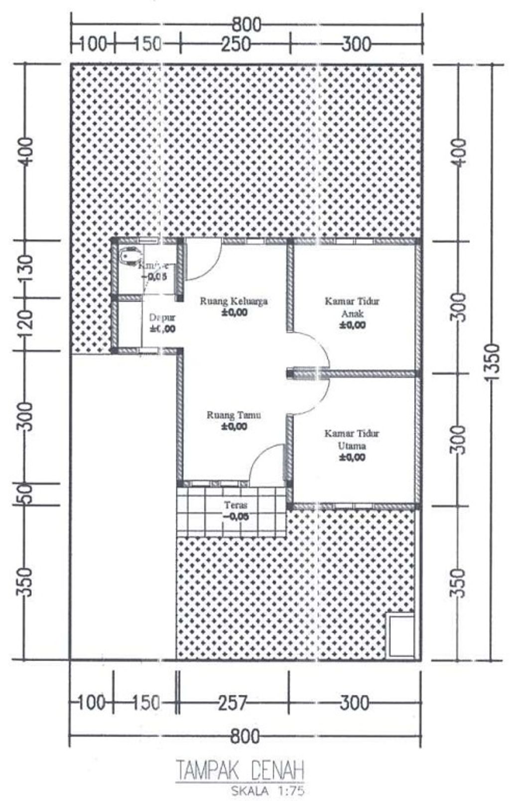 foto denah rumah tipe 36 (104) perumahan PERUMAHAN GRIYA PESONA PENDAWA TAHAP II