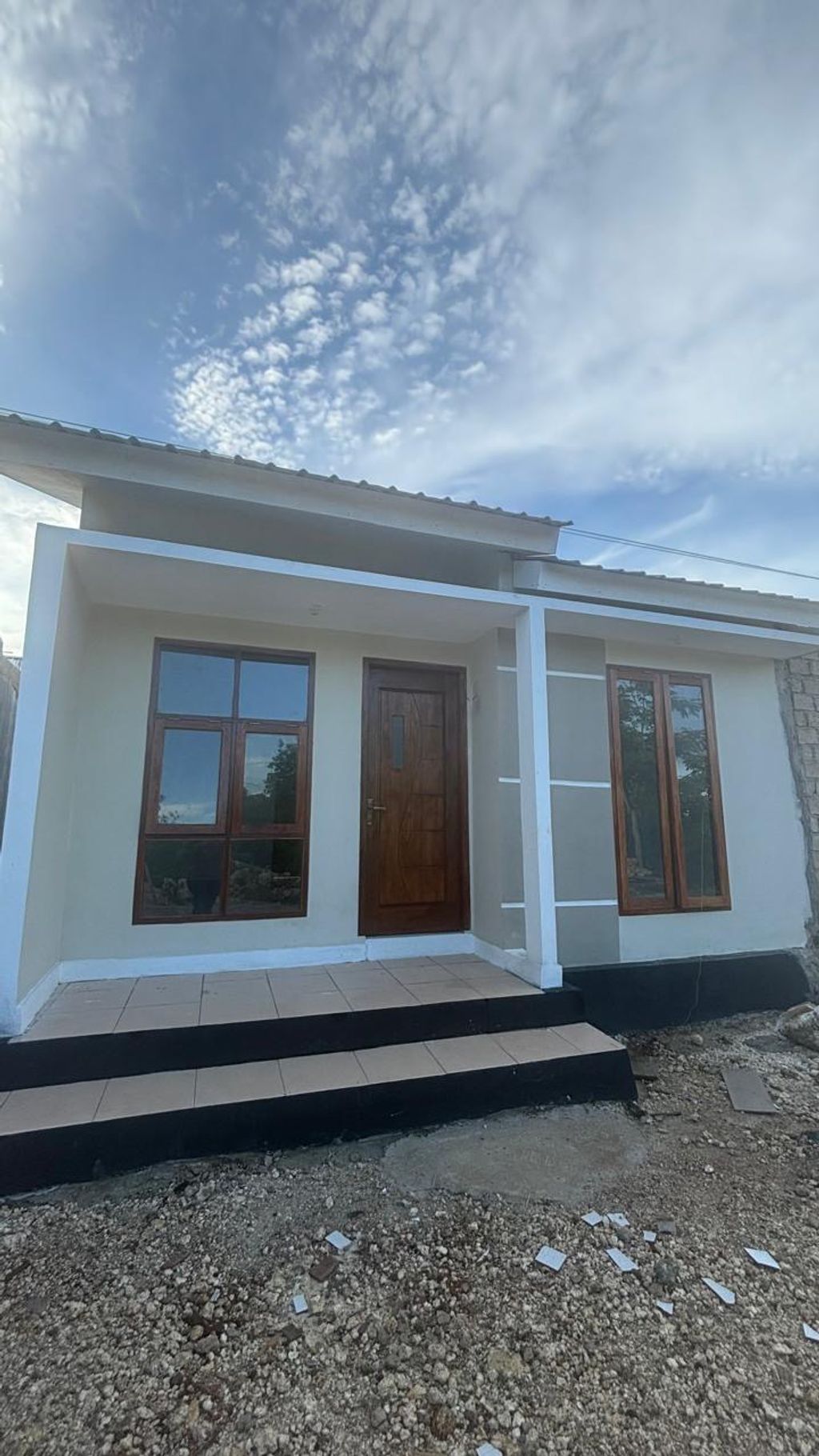 foto tampak rumah tipe 38 perumahan Griya Permata Asri