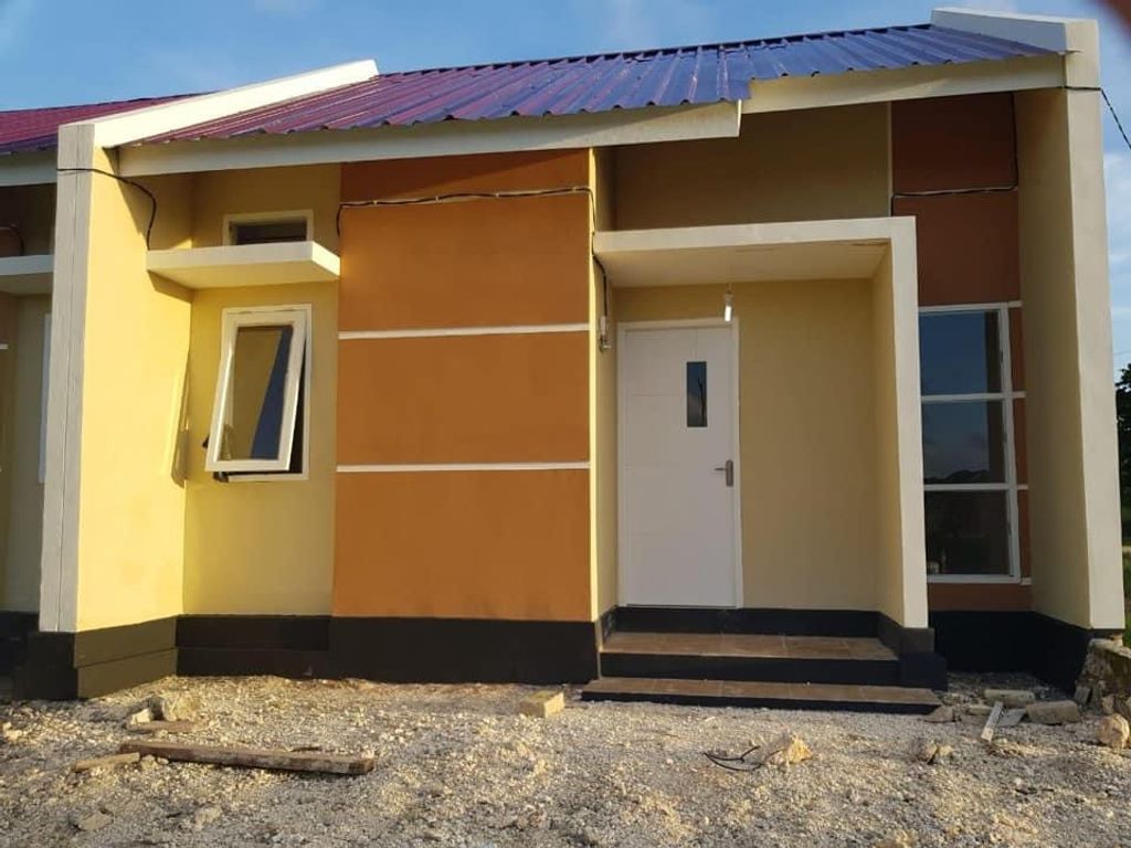 foto tampak rumah tipe 36 perumahan Griya Permata Asri