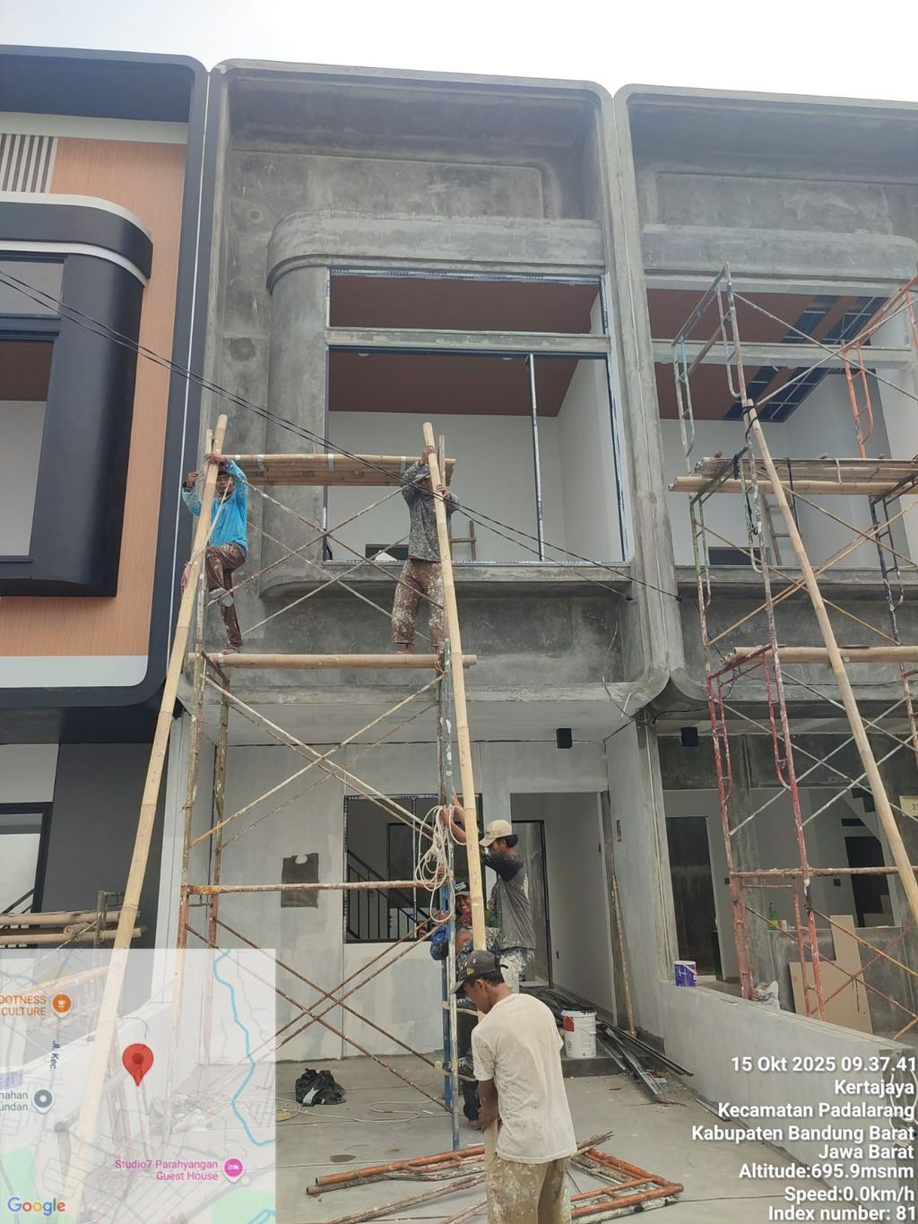 foto tampak rumah tipe 50 Compact Minimalis HC(585) perumahan Cluster Everton