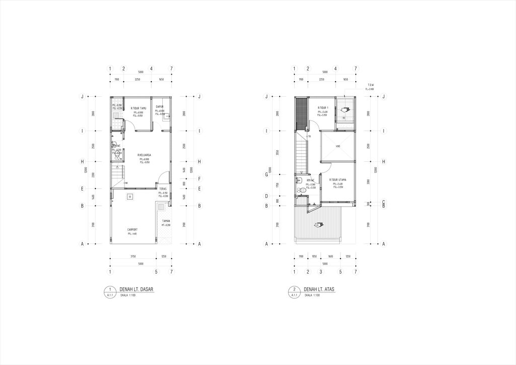 foto denah rumah tipe Edelweiss perumahan Premier Promenade