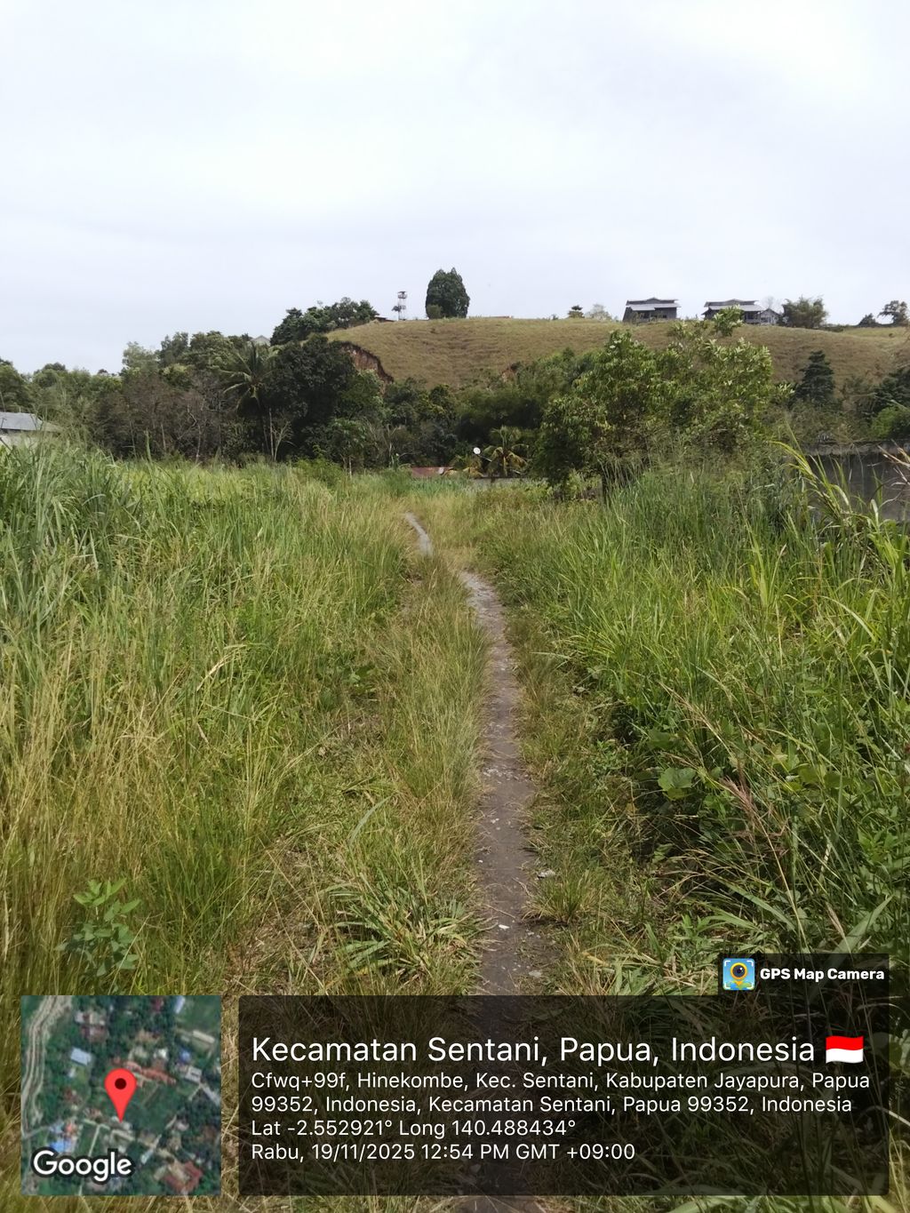 foto posisi tengah perumahan GRAND SENTANI
