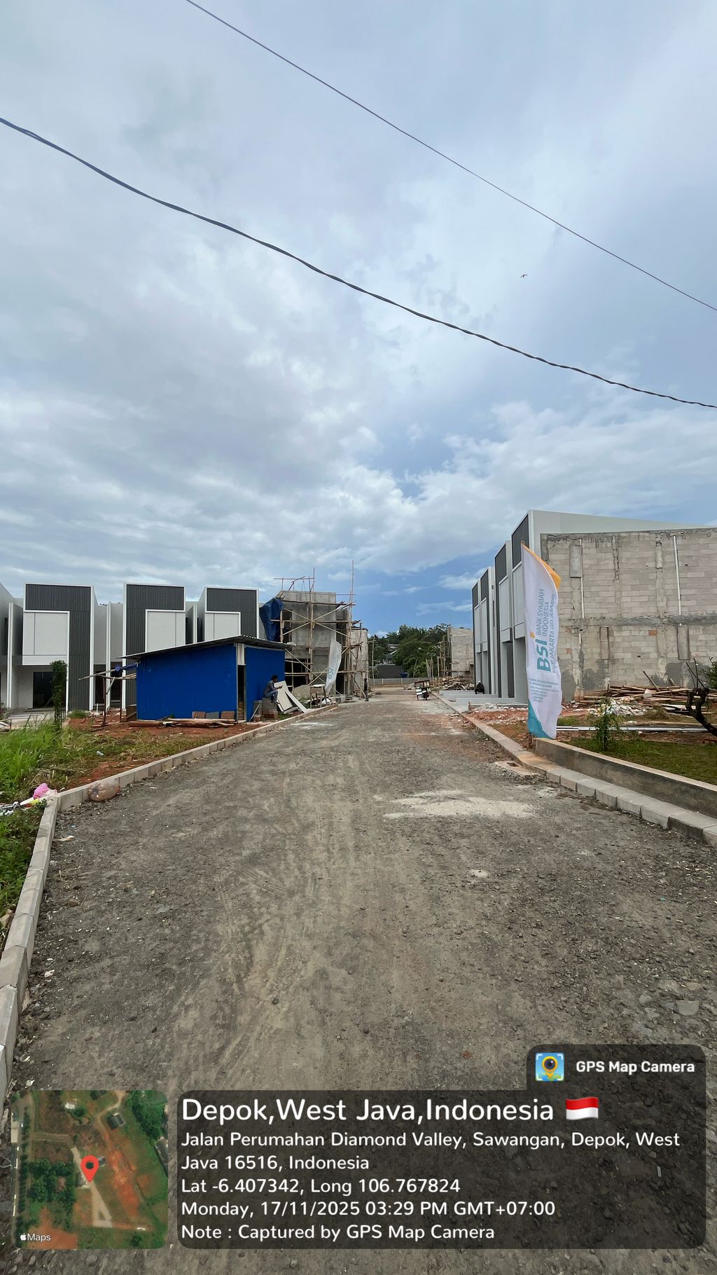 foto posisi tengah perumahan HB Green Residence