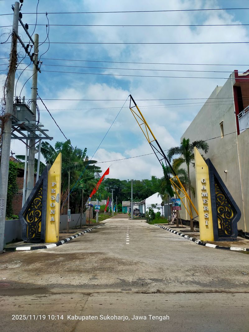 foto gerbang perumahan PESONA GAMERSI KRIWEN