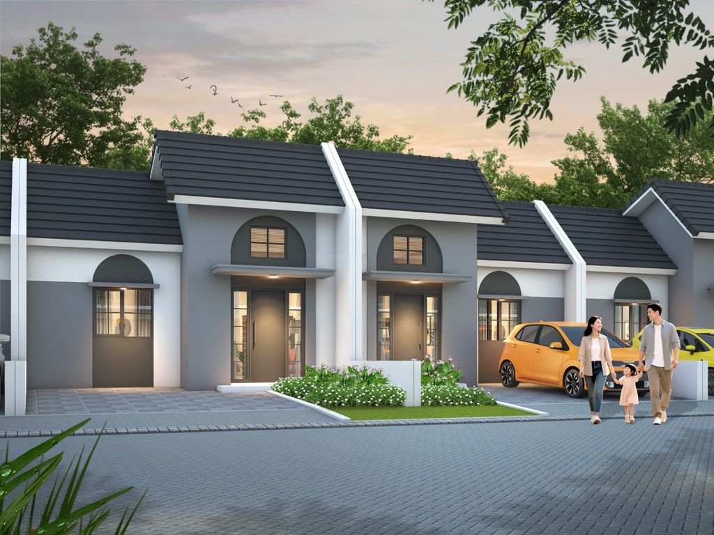 foto tampak rumah tipe MONTHANA perumahan TAMAN ANGGUN SEJAHTERA 10 TAHAP A