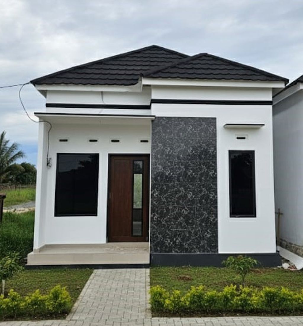 foto tampak rumah tipe 36 perumahan BUMI KENANGA ASRI