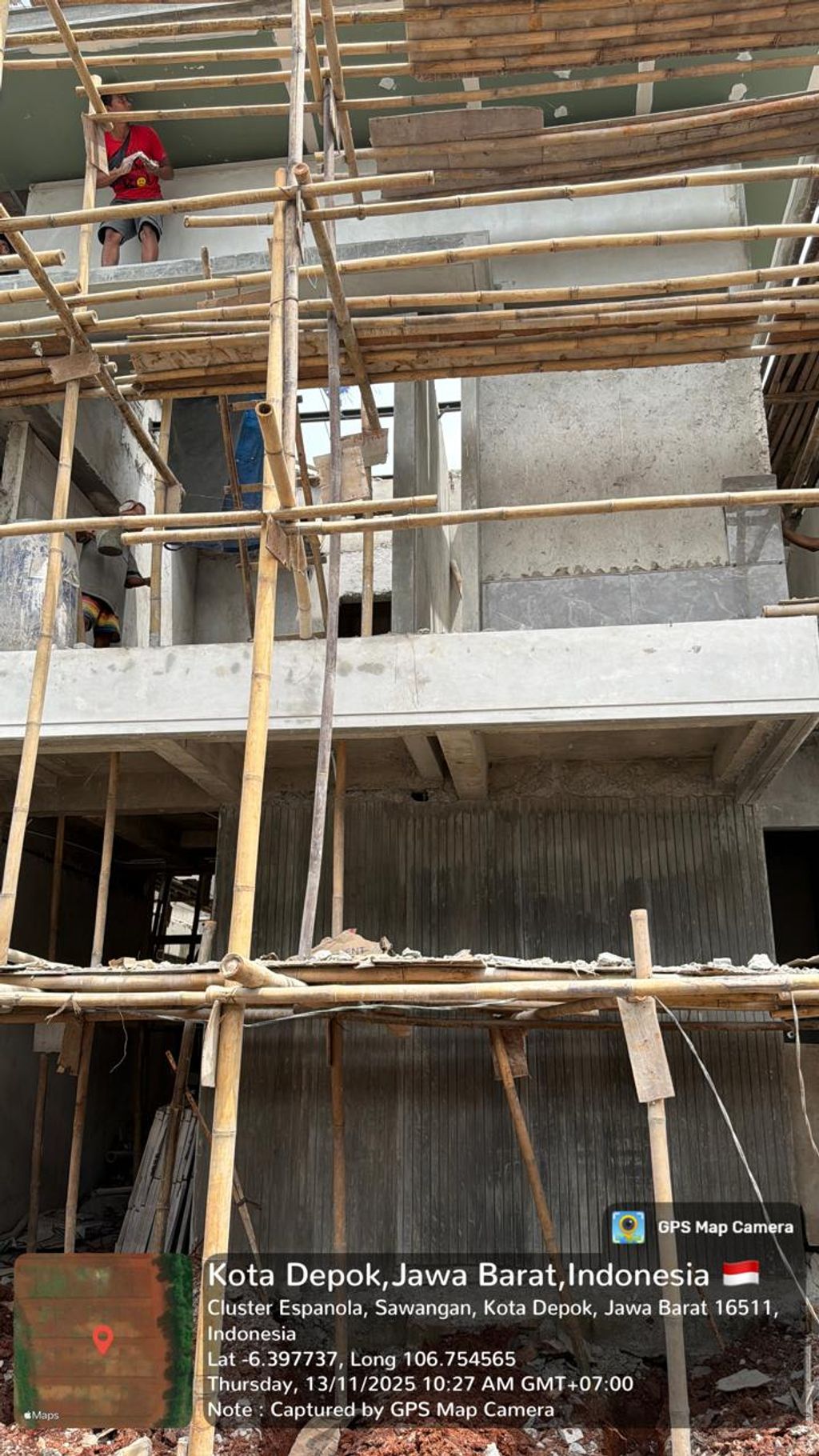 foto tampak rumah tipe Laguna H-010 Verdant / Standard perumahan Shila At Sawangan