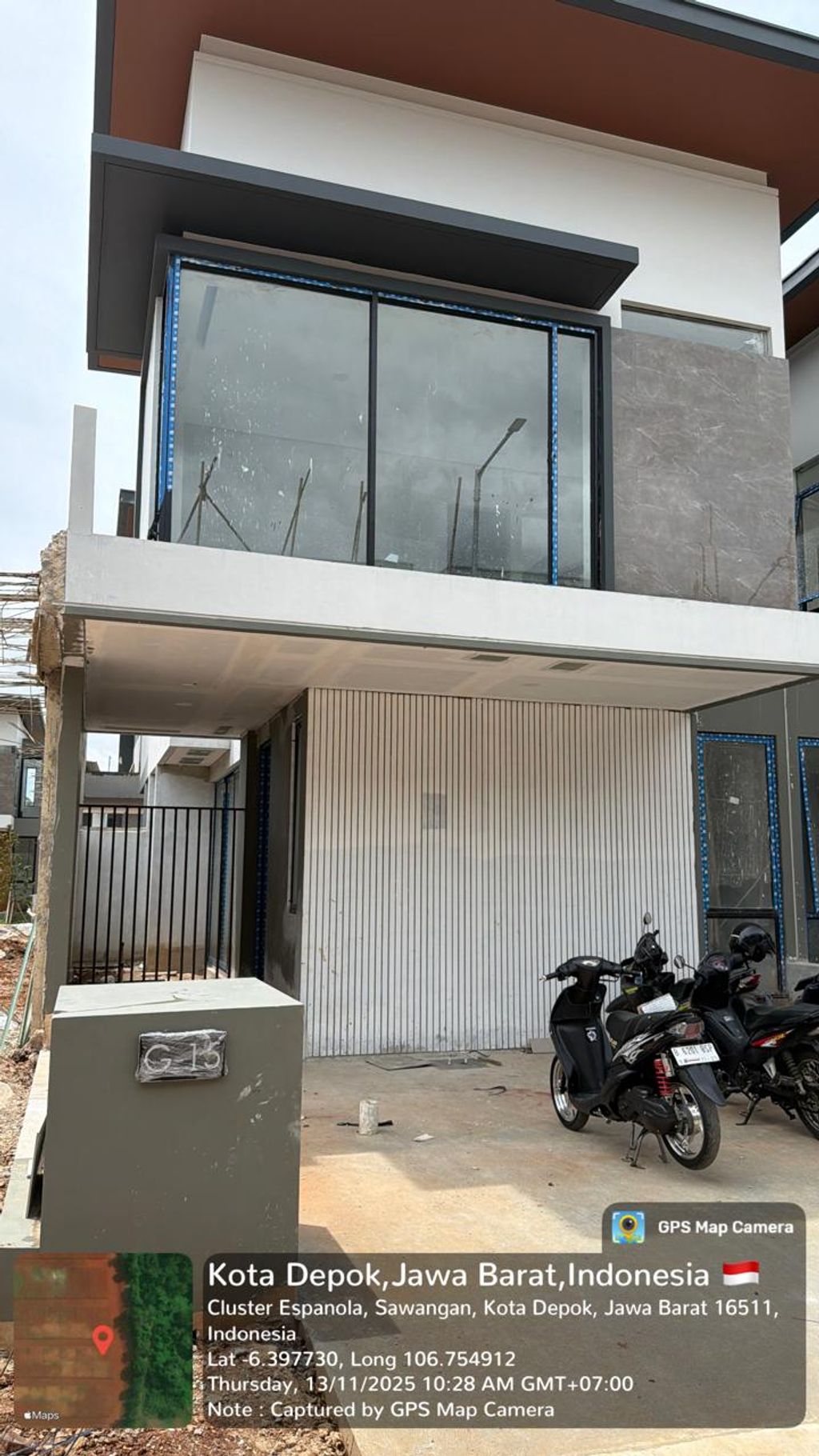 foto tampak rumah tipe Laguna G-015 Verdant Lite / Standard / B perumahan Shila At Sawangan