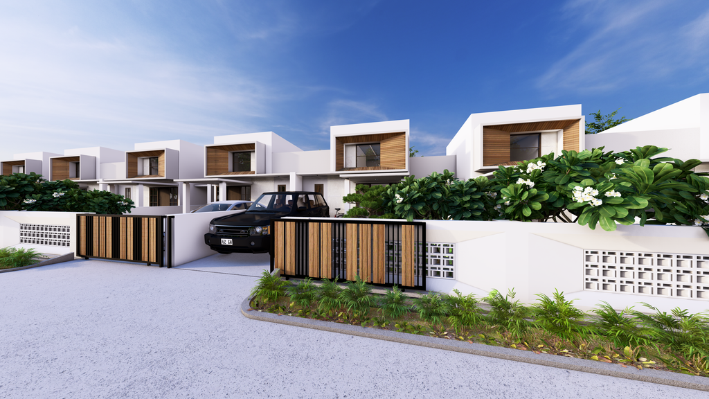 foto tampak rumah tipe 7 X 14 perumahan KADAR MALIBELA RESIDENCE III