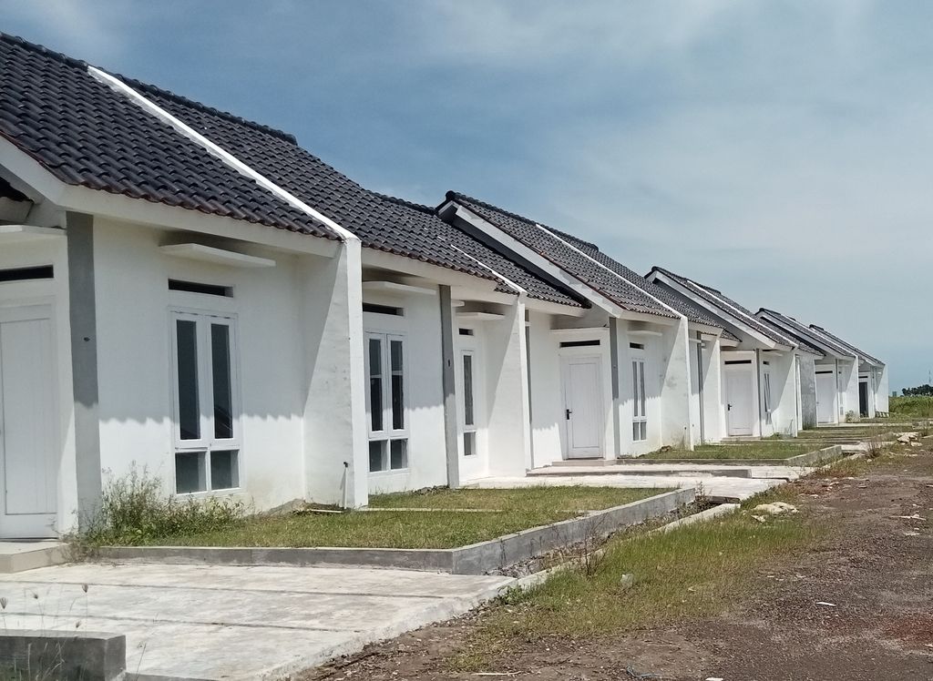 foto posisi tengah perumahan Tersana Village