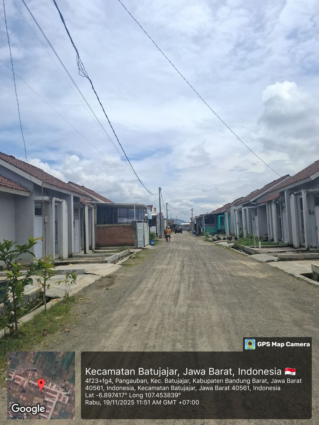 foto posisi tengah perumahan PANGAUBAN SILIH ASIH TAHAP 6.1A (REVISI)