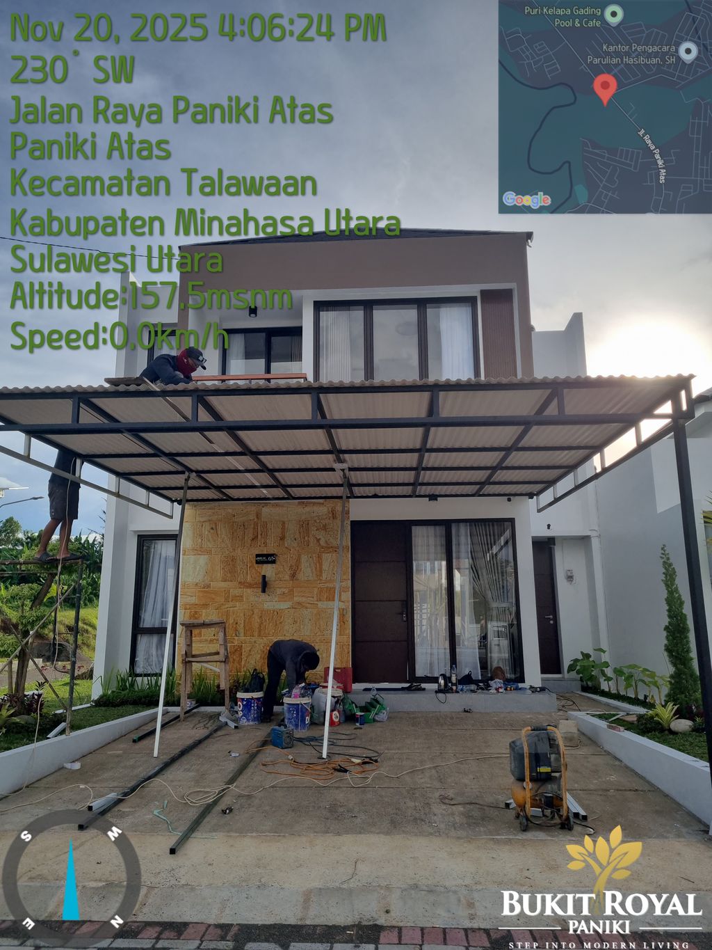 foto contoh rumah perumahan Bukit Royal Paniki