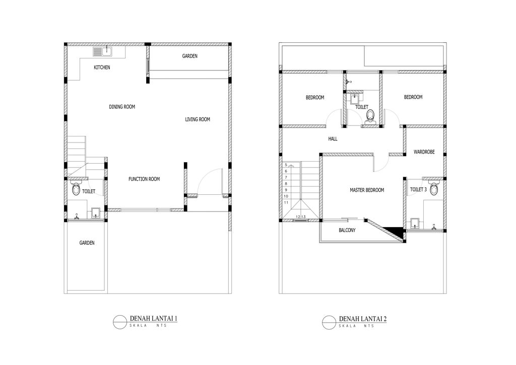 foto denah rumah tipe CHLOE perumahan RESIDENCE 8