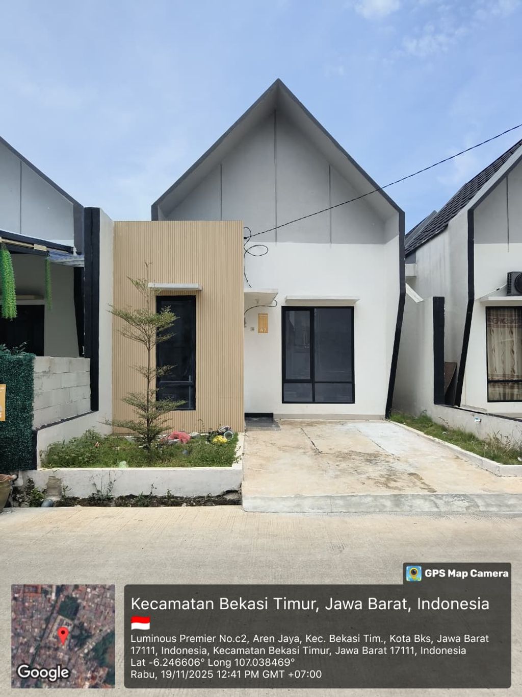 foto tampak rumah tipe 36/66 perumahan LUMINOUS PREMIERE