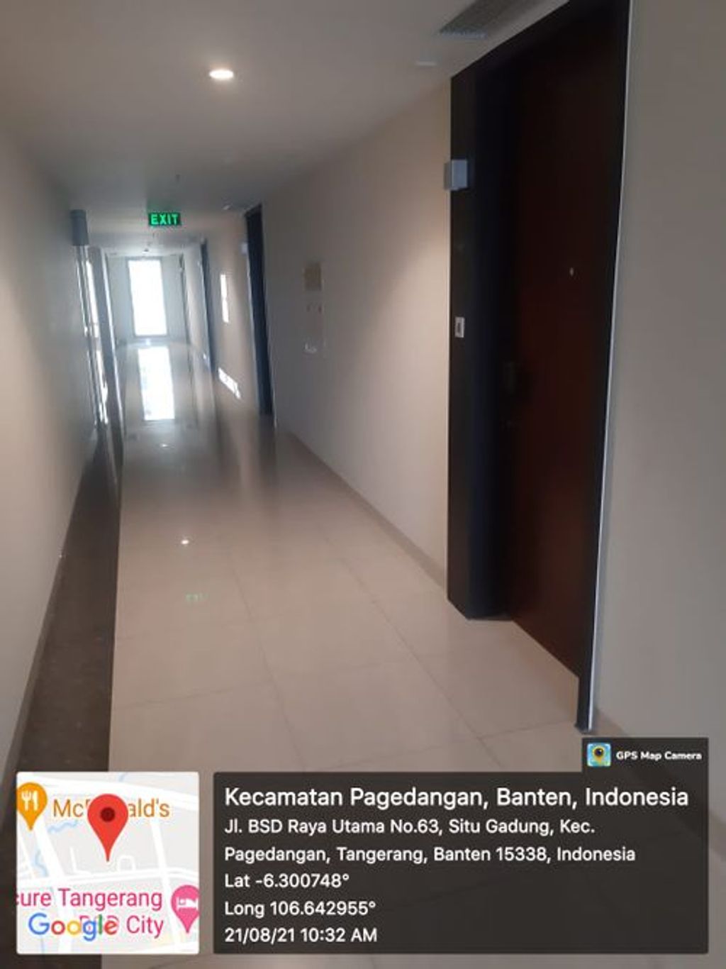 foto tampak rumah tipe 2BR - E1 perumahan Branz BSD