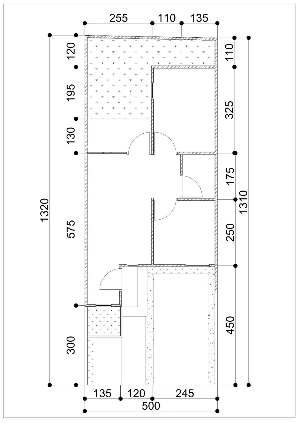 foto denah rumah tipe 36/67 perumahan SERENITY PREMIERE